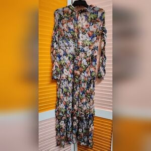 Anthropologie Multicolor Floral Dress